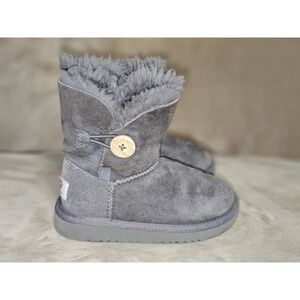 UGG Toddler Grey Bailey Button No Size